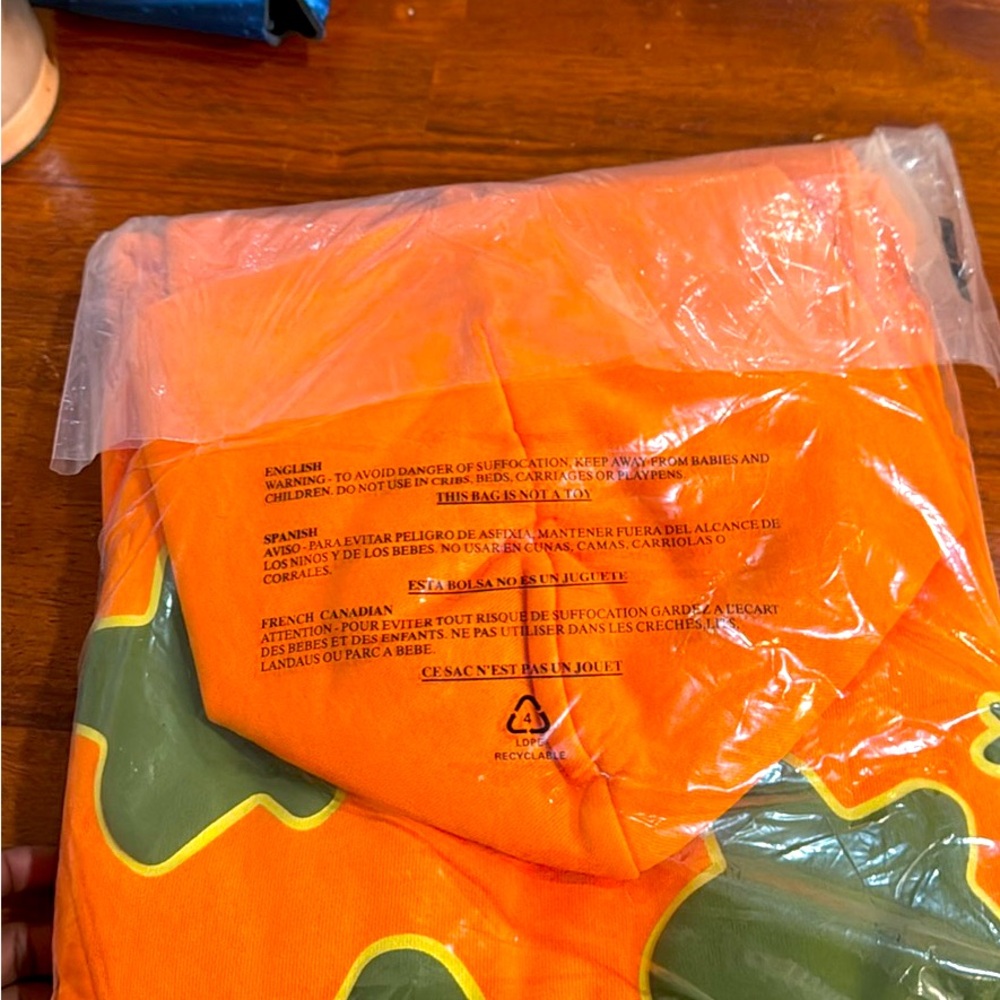 Orange spider hoodie